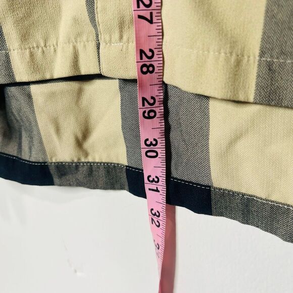 Adidas Black Tan Plaid Check Long Sleeve Button Up Shirt five ten Five Ten Brand - Picture 9 of 12